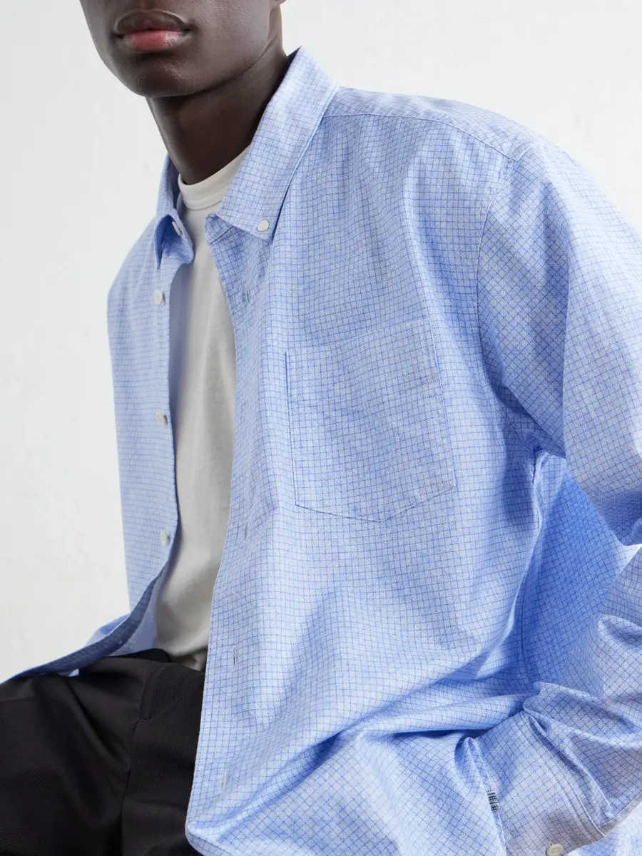 Visvim Beiler Checked Cotton Oxford Shirt - Men | Thumbnail 5 Visvim Beiler Checked Cotton Oxford Shirt - Men | Thumbnail 5