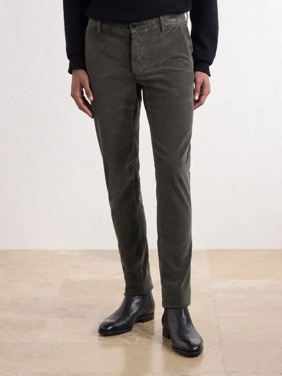 Slowear Incotex Straight-Leg Cotton-Blend Corduroy Trousers - Men | Thumbnail 3 Slowear Incotex Straight-Leg Cotton-Blend Corduroy Trousers - Men | Thumbnail 3