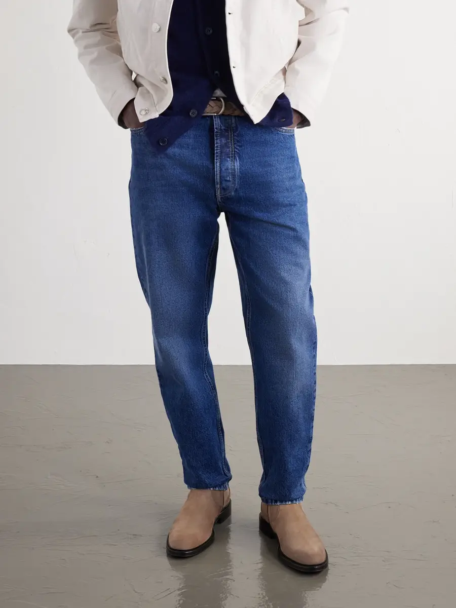Brunello Cucinelli Waxed Suede Chelsea Boots - Men | Thumbnail 2
