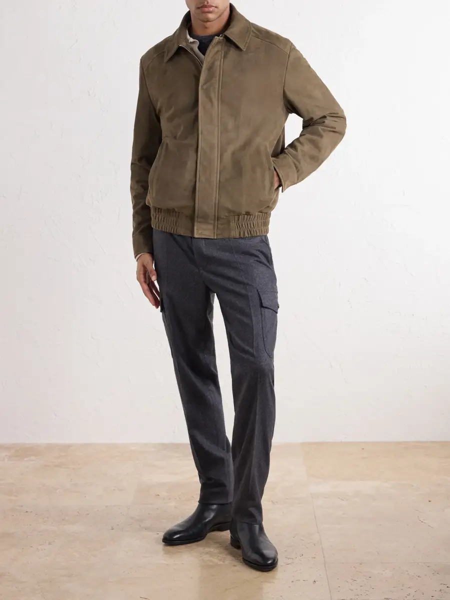 Slowear Montedoro Suede Blouson Jacket - Men | Thumbnail 2 Slowear Montedoro Suede Blouson Jacket - Men | Thumbnail 2