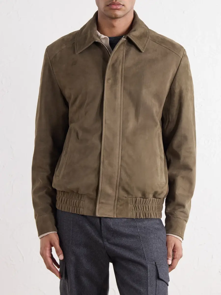 Slowear Montedoro Suede Blouson Jacket - Men | Thumbnail 3 Slowear Montedoro Suede Blouson Jacket - Men | Thumbnail 3