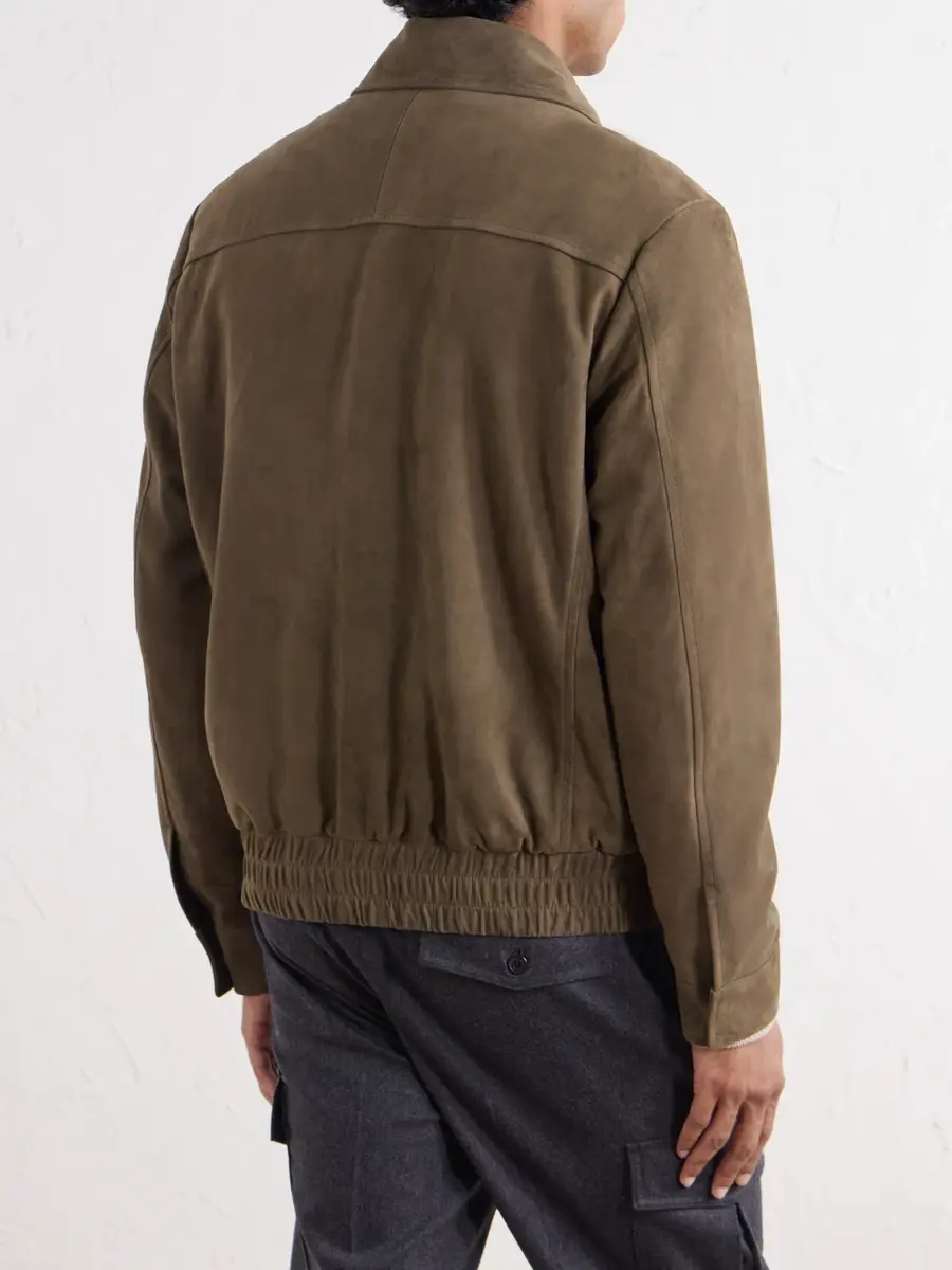 Slowear Montedoro Suede Blouson Jacket - Men | Thumbnail 4 Slowear Montedoro Suede Blouson Jacket - Men | Thumbnail 4