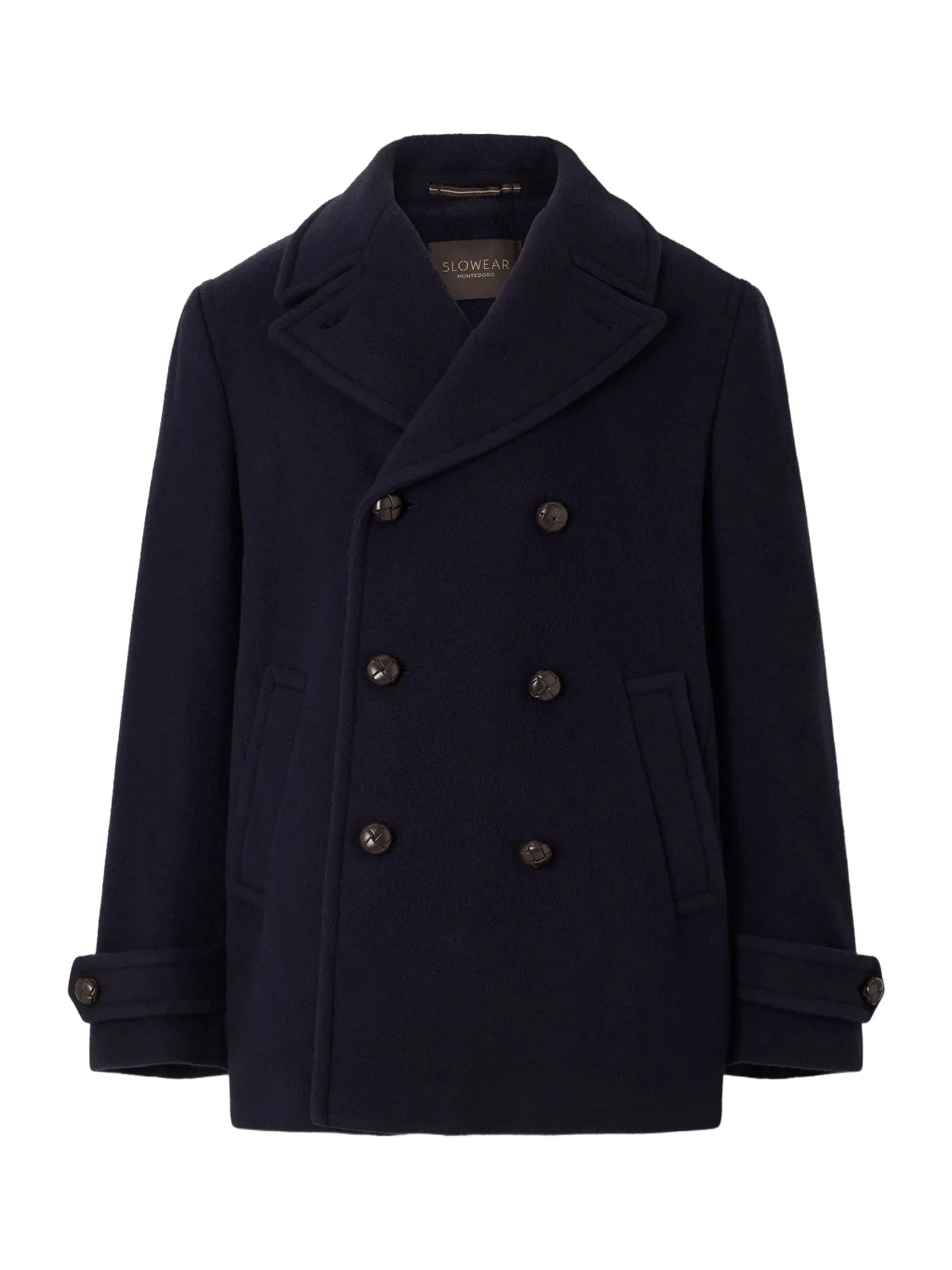 Slowear Montedoro Double-Breasted Wool-Blend Plush Coat - Men