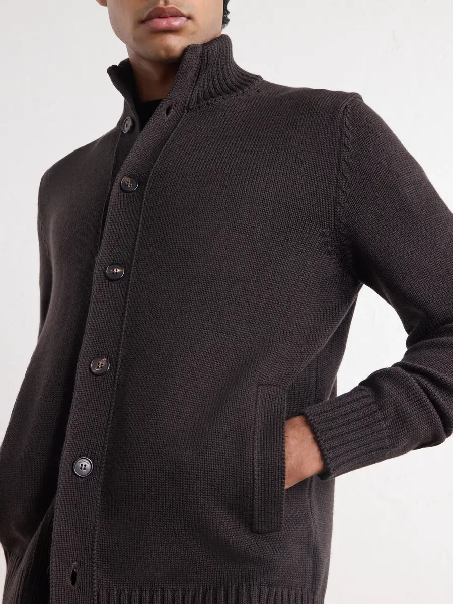 Slowear Zanone Virgin Wool Cardigan - Men | Thumbnail 5 Slowear Zanone Virgin Wool Cardigan - Men | Thumbnail 5