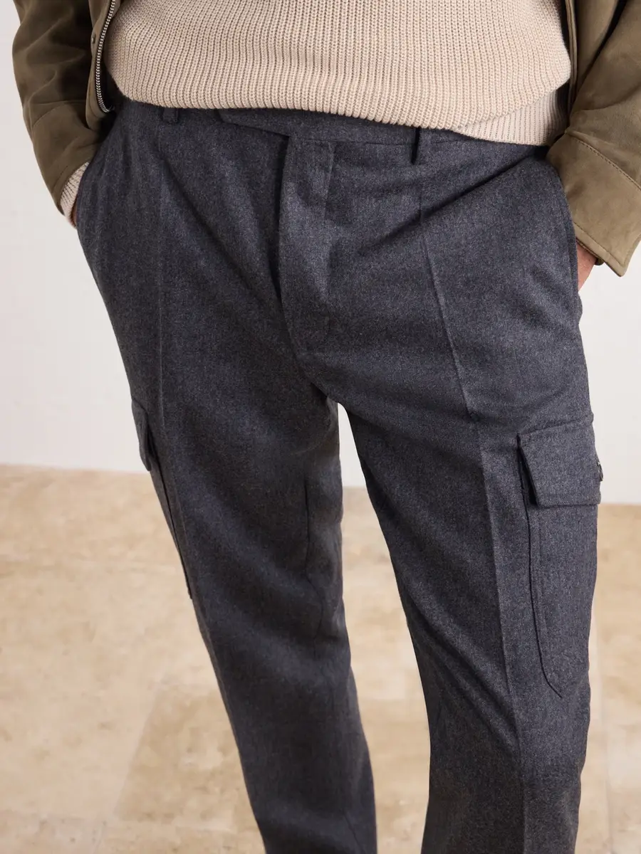Slowear Incotex Straight-Leg Brushed Wool-Blend Trousers - Men | Thumbnail 6 Slowear Incotex Straight-Leg Brushed Wool-Blend Trousers - Men | Thumbnail 6