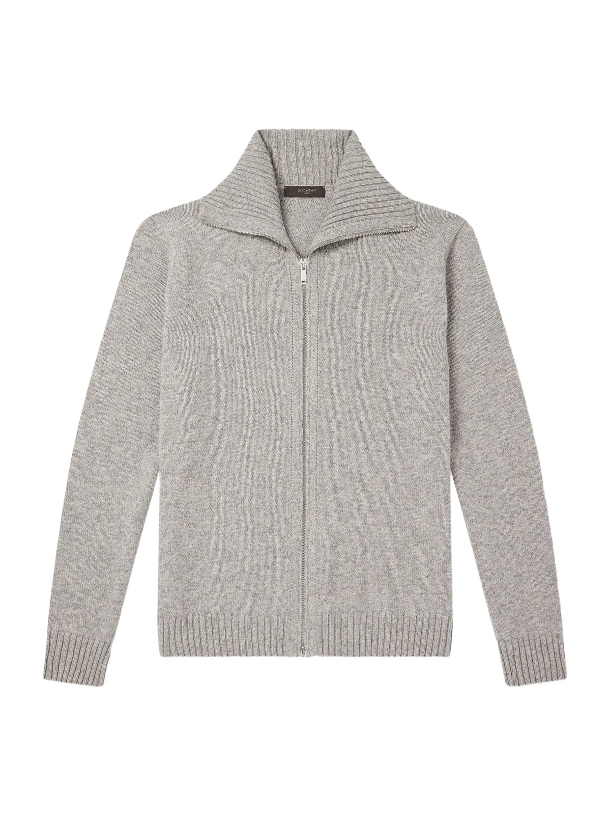 Zanone Virgin Wool Knitted Zip-Up Hoodie - Men Zanone Virgin Wool Knitted Zip-Up Hoodie - Men