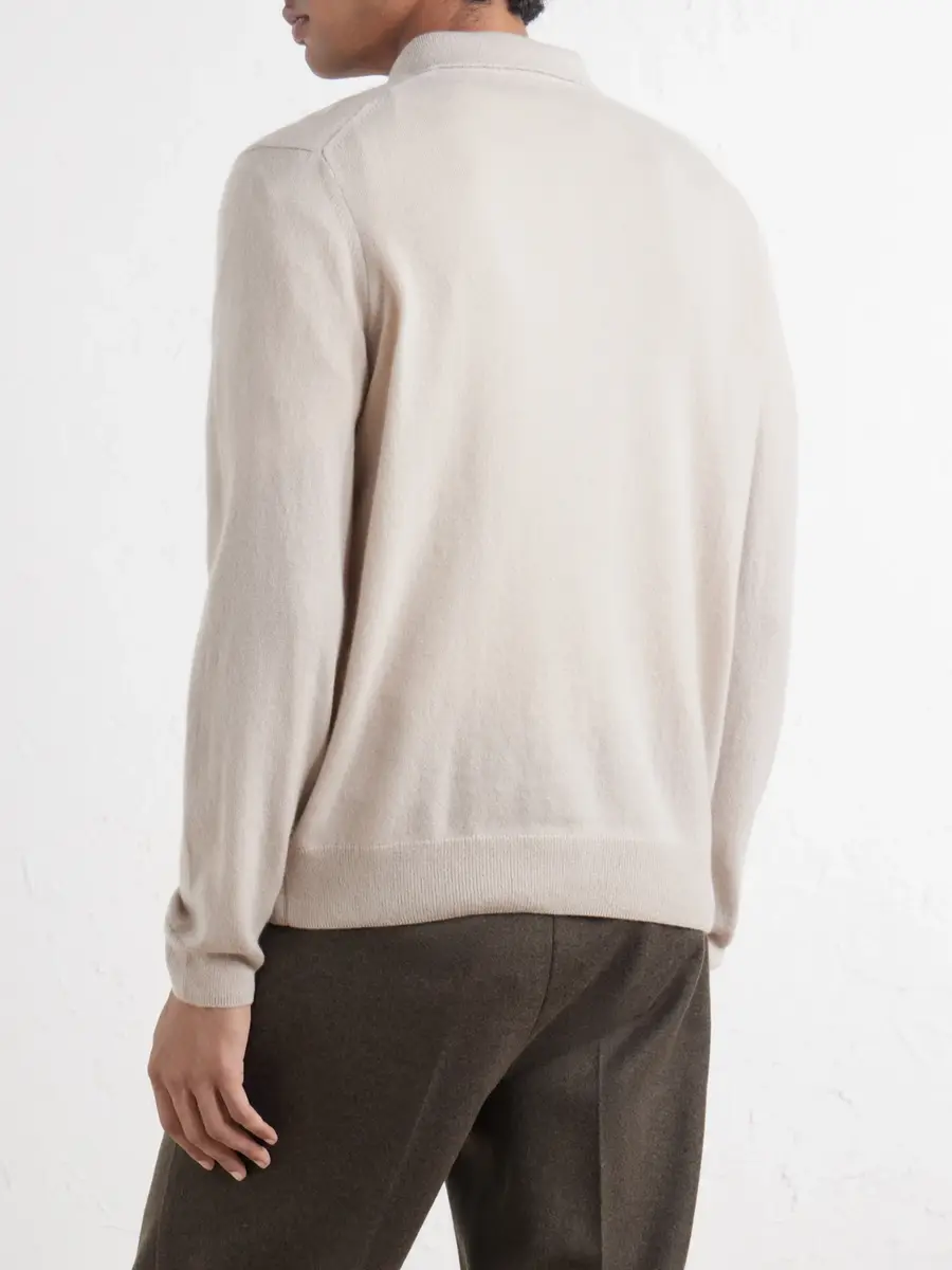 Sunspel Cashmere Polo-Shirt - Men | Thumbnail 4
