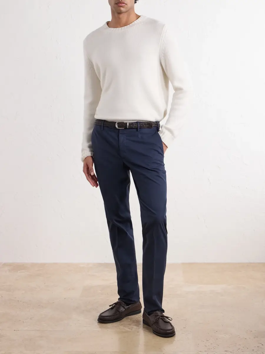 Slowear Incotex Slim-Fit Batavia Stretch-Cotton Trousers - Men | Thumbnail 2 Slowear Incotex Slim-Fit Batavia Stretch-Cotton Trousers - Men | Thumbnail 2