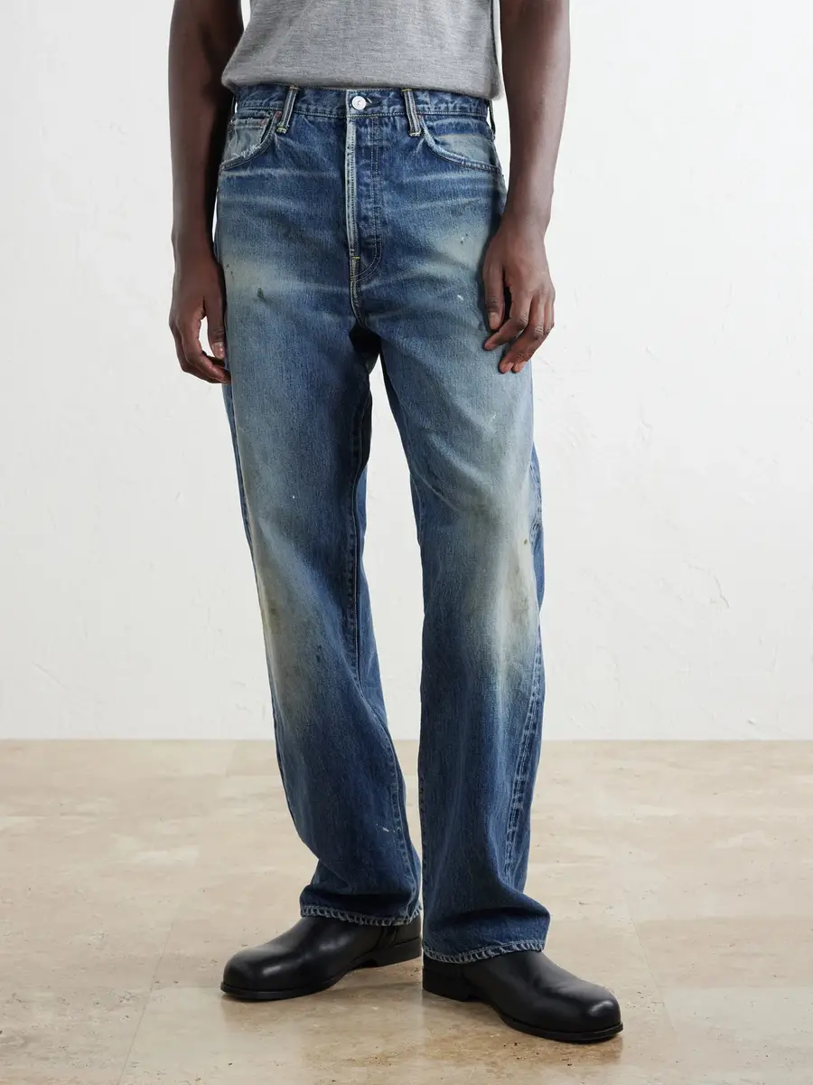 Visvim Social Sculpture 01 Wide-Leg Distressed Jeans - Men | Thumbnail 3 Visvim Social Sculpture 01 Wide-Leg Distressed Jeans - Men | Thumbnail 3