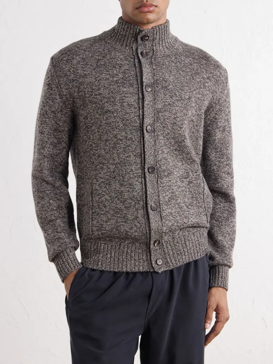 Slowear Zanone Turtleneck Virgin Wool Cardigan - Men | Thumbnail 3 Slowear Zanone Turtleneck Virgin Wool Cardigan - Men | Thumbnail 3