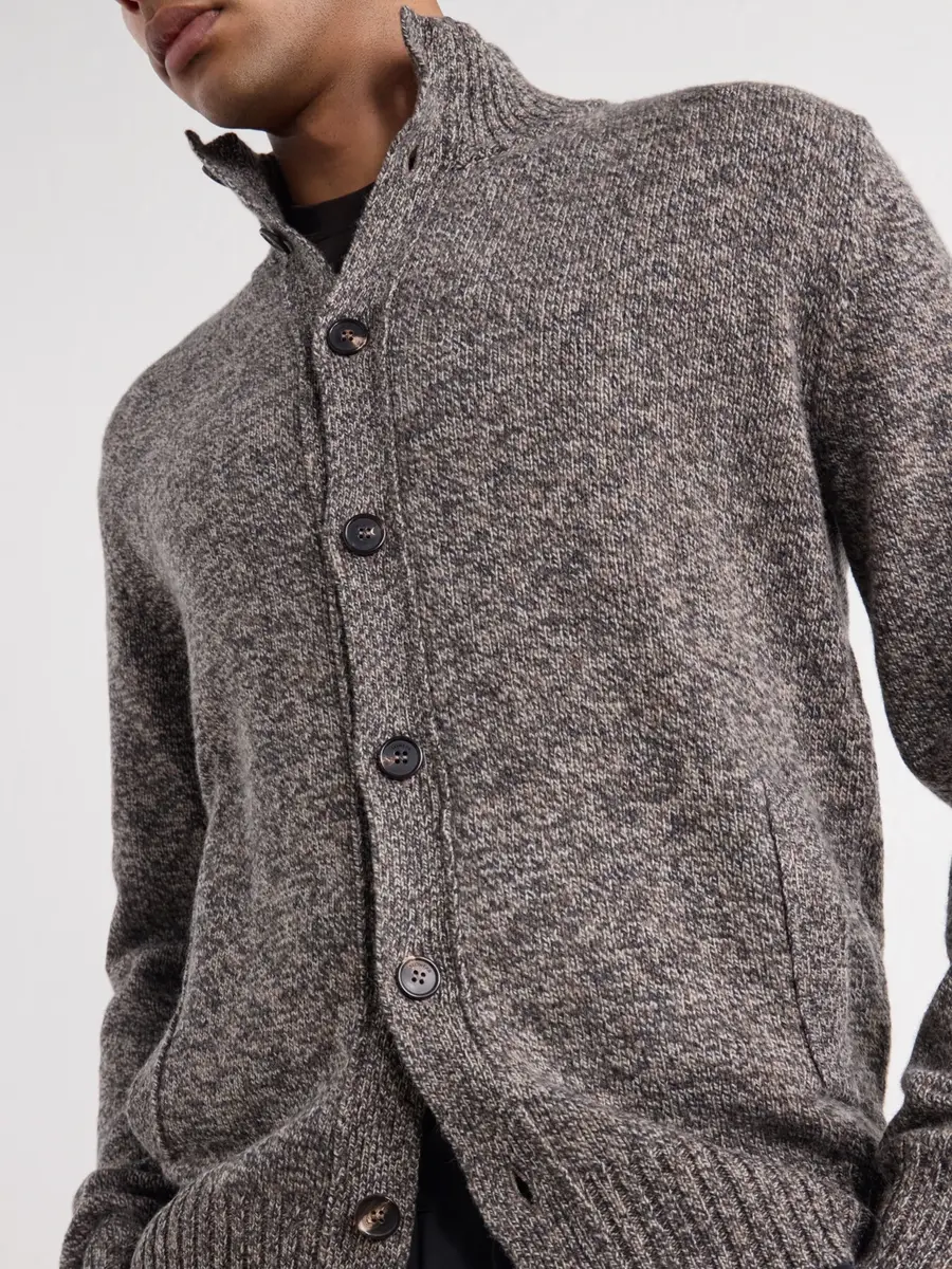 Slowear Zanone Turtleneck Virgin Wool Cardigan - Men | Thumbnail 5 Slowear Zanone Turtleneck Virgin Wool Cardigan - Men | Thumbnail 5