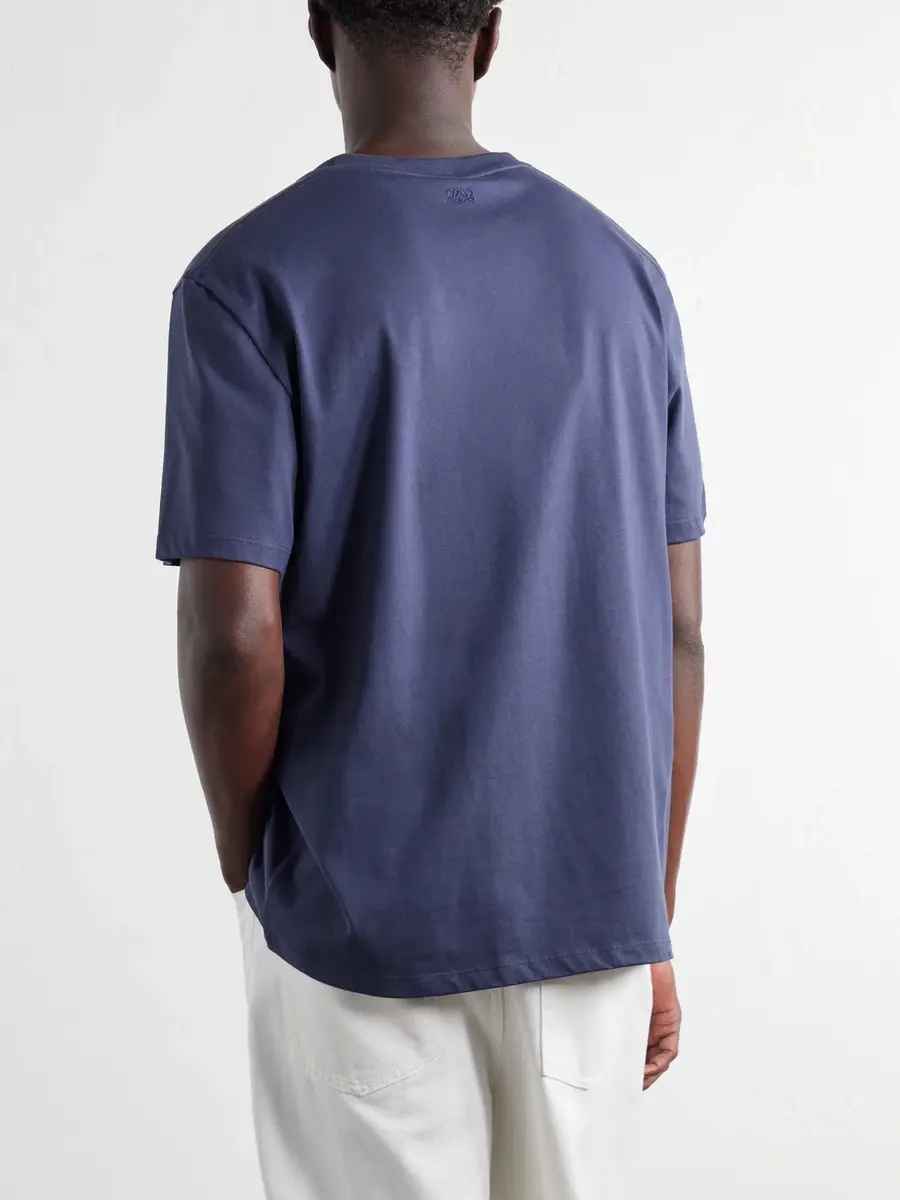 Loewe Embroidered Cotton-Jersey T-Shirt - Men | Thumbnail 4 Loewe Embroidered Cotton-Jersey T-Shirt - Men | Thumbnail 4