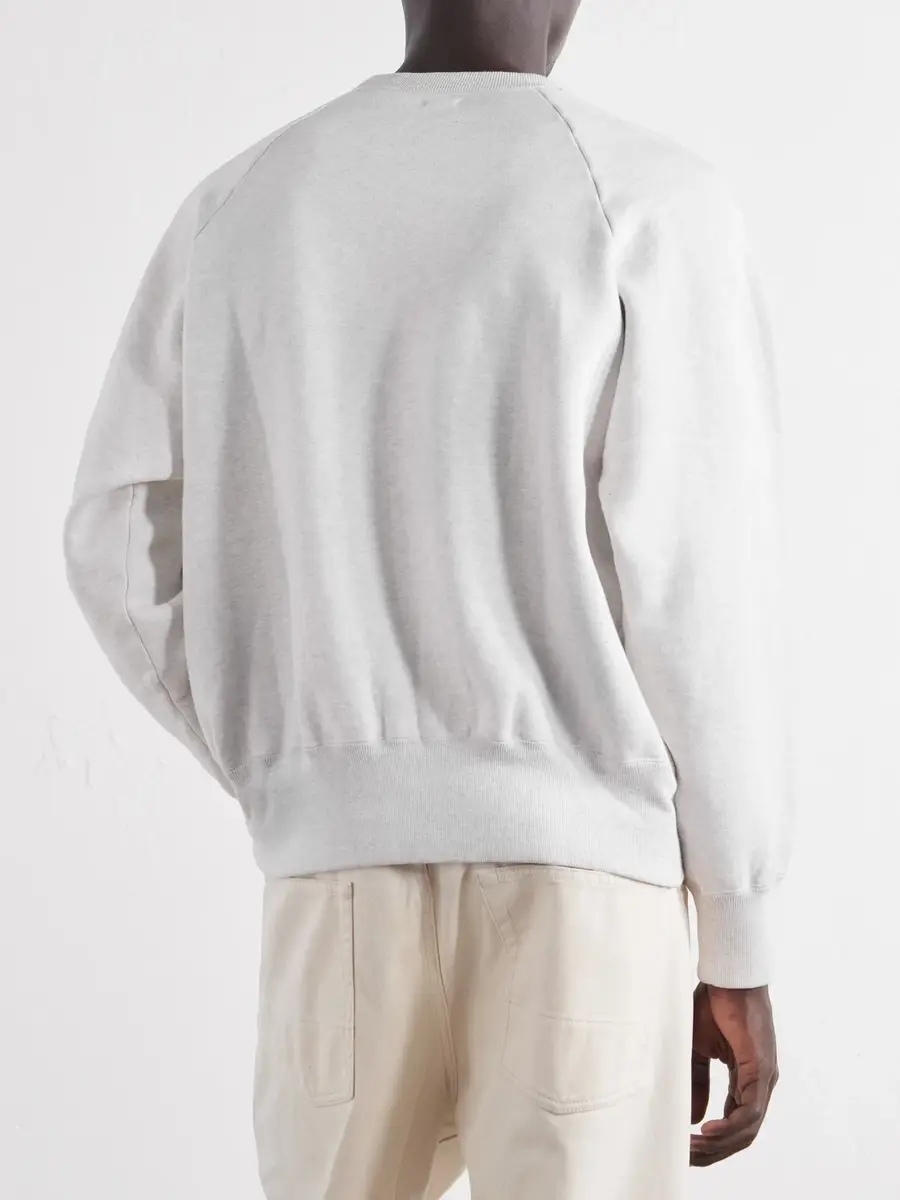 A.PRESSE Cotton-Jersey Sweatshirt - Men | Thumbnail 4
