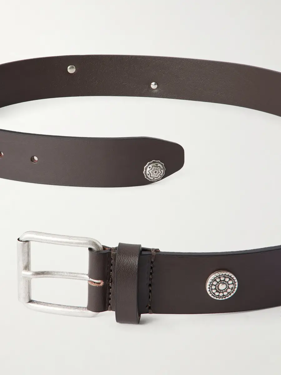 A Kind Of Guise 2.5 cm Pilgrim Embellished Leather Belt - Men | Thumbnail 3