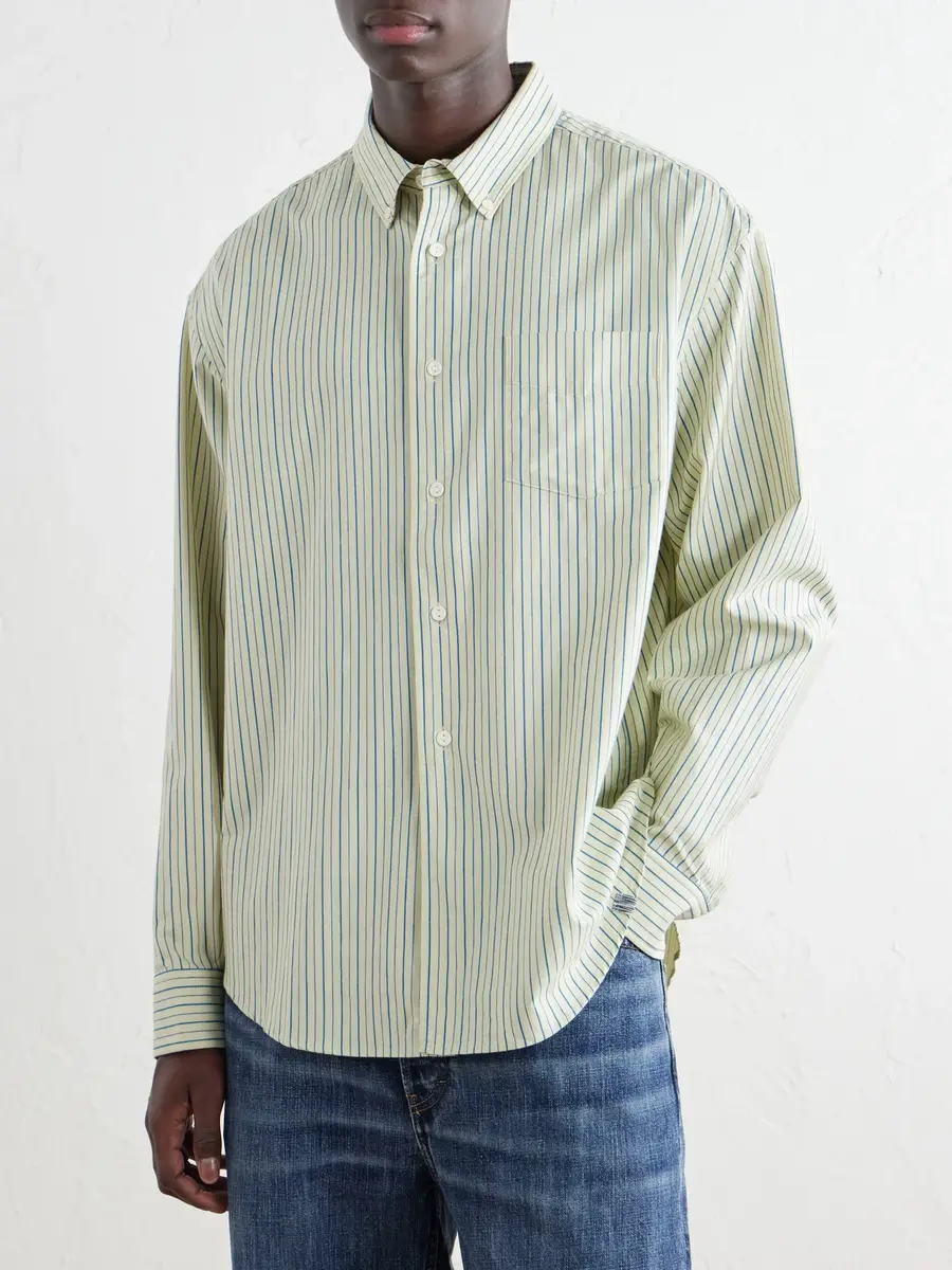 Visvim Beiler Striped Cotton Oxford Shirt - Men | Thumbnail 3 Visvim Beiler Striped Cotton Oxford Shirt - Men | Thumbnail 3