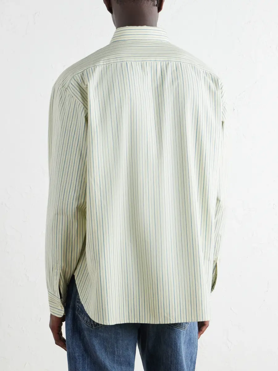 Visvim Beiler Striped Cotton Oxford Shirt - Men | Thumbnail 4 Visvim Beiler Striped Cotton Oxford Shirt - Men | Thumbnail 4