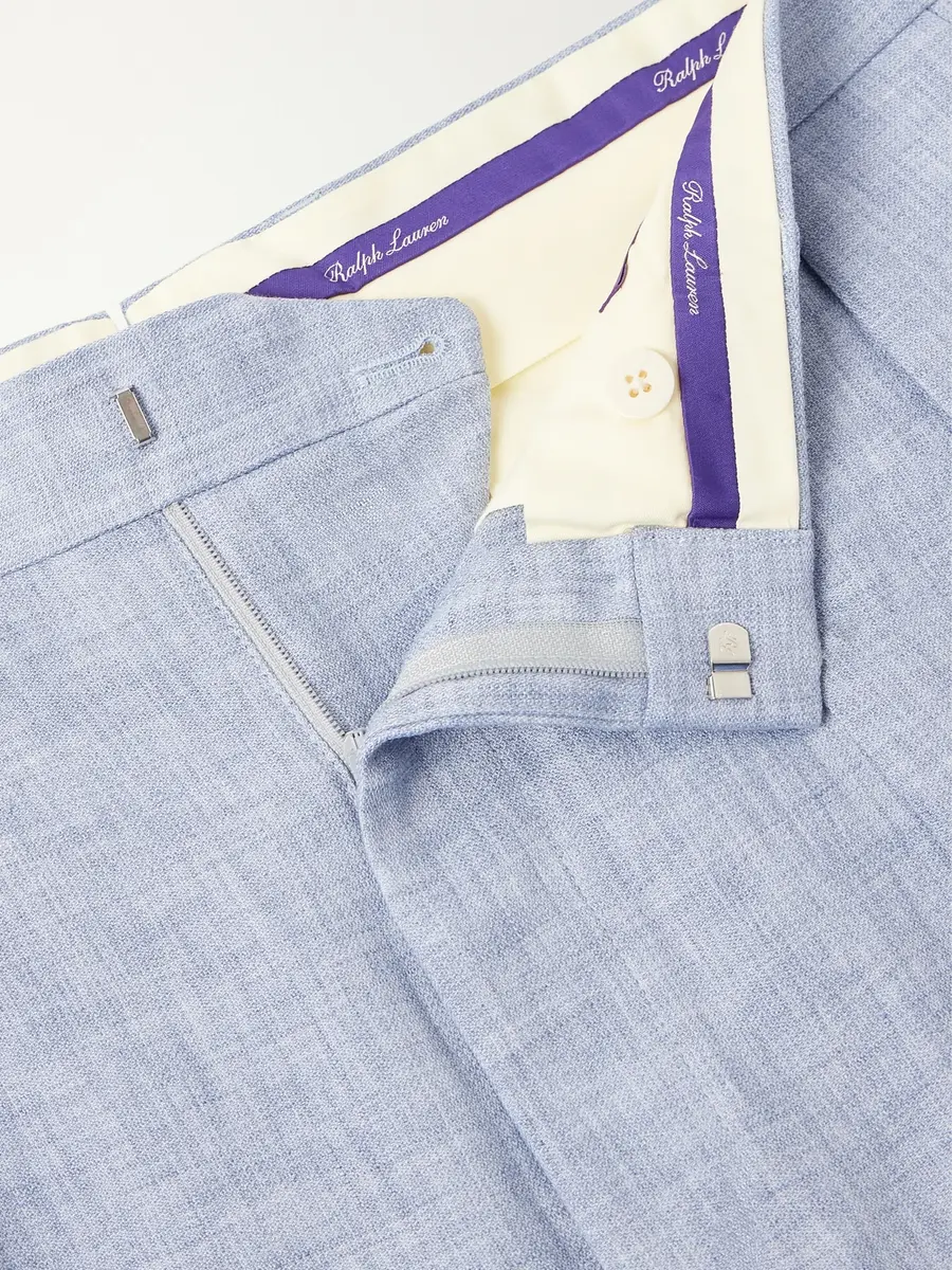 Ralph Lauren Purple Label Cotton Gabardine Shorts - Men | Thumbnail 6 Ralph Lauren Purple Label Cotton Gabardine Shorts - Men | Thumbnail 6