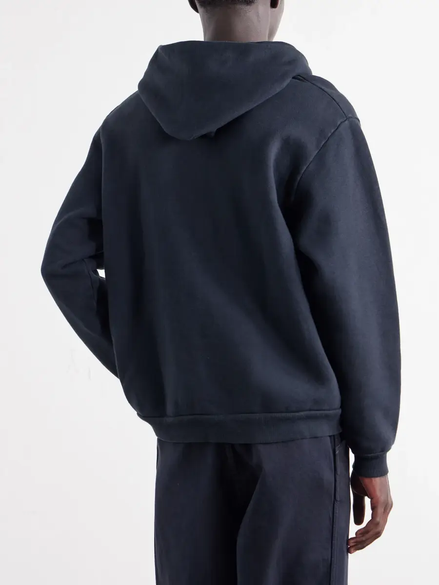 A.PRESSE Vintage Cotton-Jersey Zip-Up Hoodie - Men | Thumbnail 4 A.PRESSE Vintage Cotton-Jersey Zip-Up Hoodie - Men | Thumbnail 4
