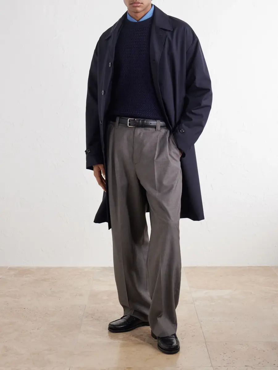 Sunspel Merino Wool-Basketweave Sweater - Men | Thumbnail 2 Sunspel Merino Wool-Basketweave Sweater - Men | Thumbnail 2