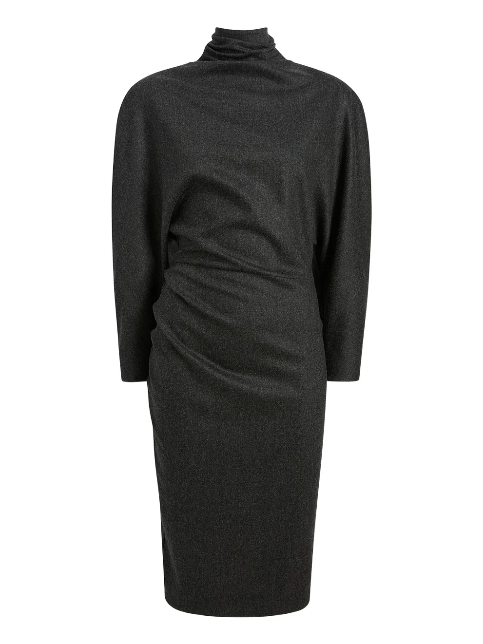 Khaite Harlin Dress In Charcoal