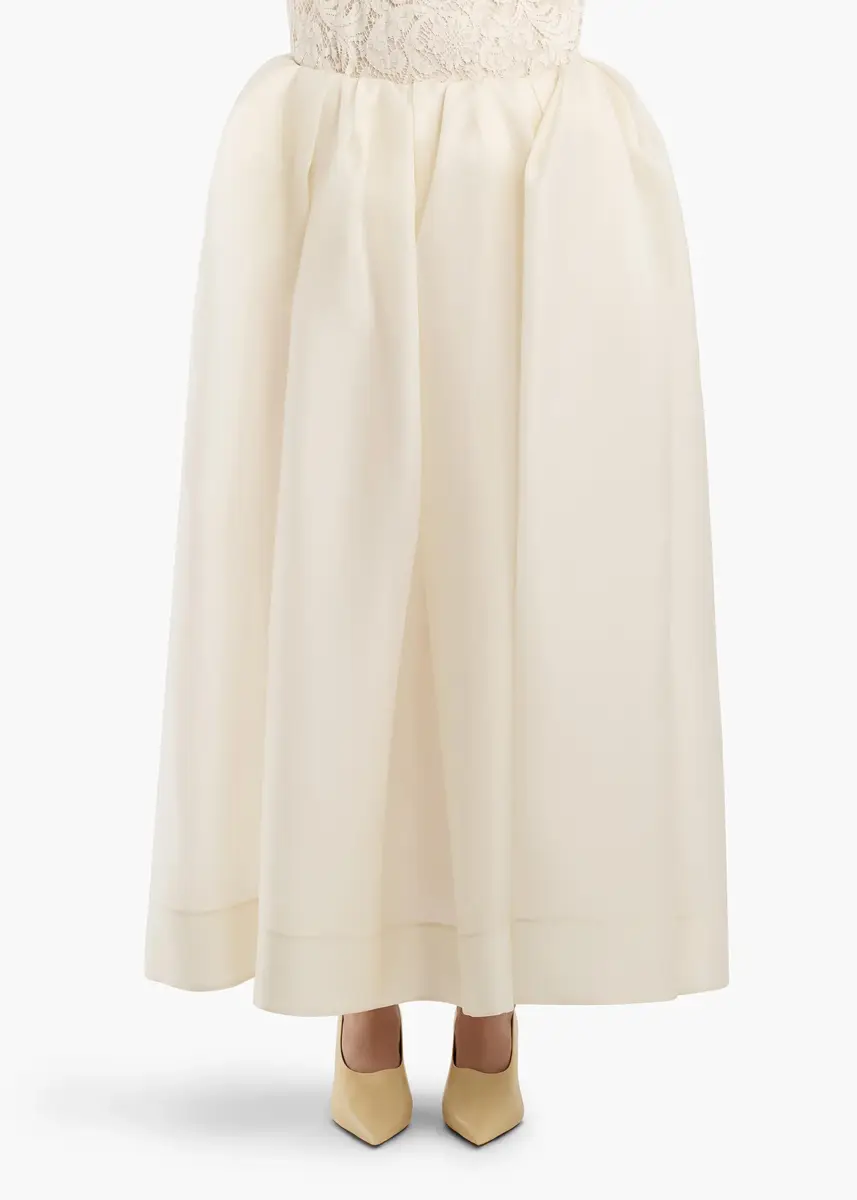 Khaite Adara Skirt In Cream | Thumbnail 3 Khaite Adara Skirt In Cream | Thumbnail 3