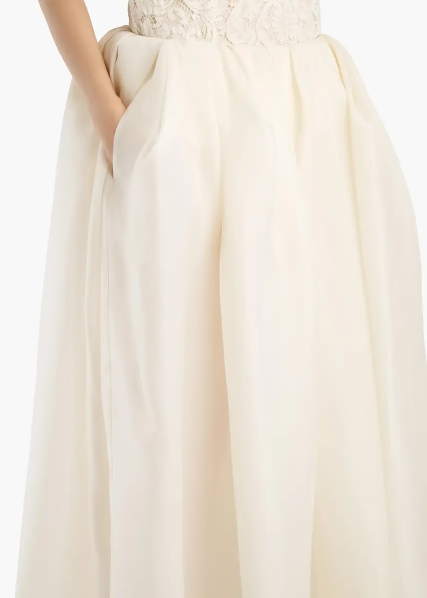 Khaite Adara Skirt In Cream | Thumbnail 5 Khaite Adara Skirt In Cream | Thumbnail 5