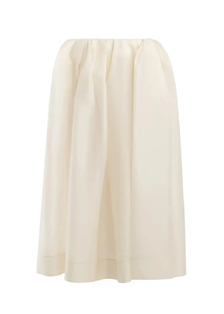 Khaite Adara Skirt In Cream | Image 1 Khaite Adara Skirt In Cream | Image 1