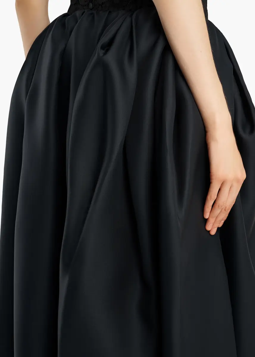 Khaite Adara Skirt In Black | Thumbnail 6 Khaite Adara Skirt In Black | Thumbnail 6
