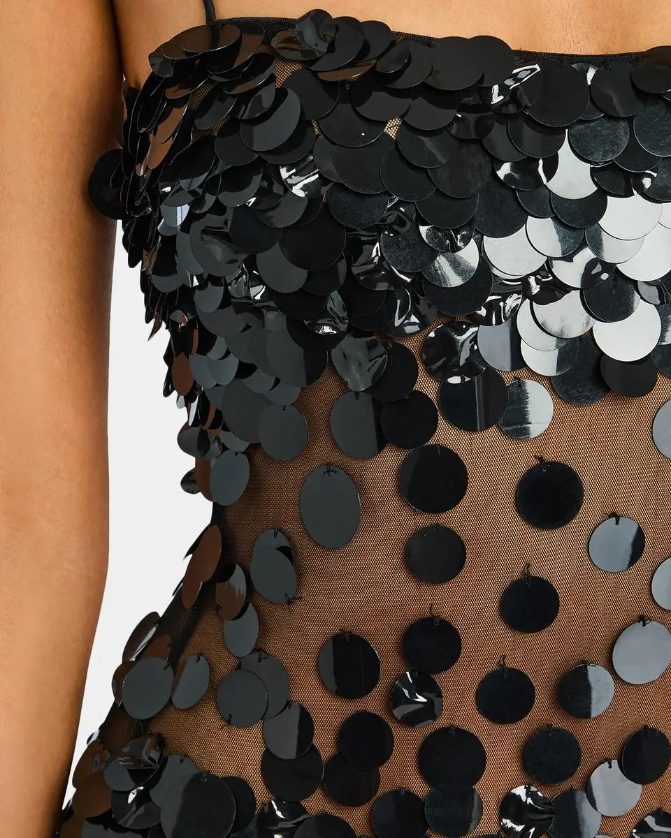Retrofête Mischa Sequin-Embellished Sleeveless Midi Dress | Thumbnail 5 Retrofête Mischa Sequin-Embellished Sleeveless Midi Dress | Thumbnail 5