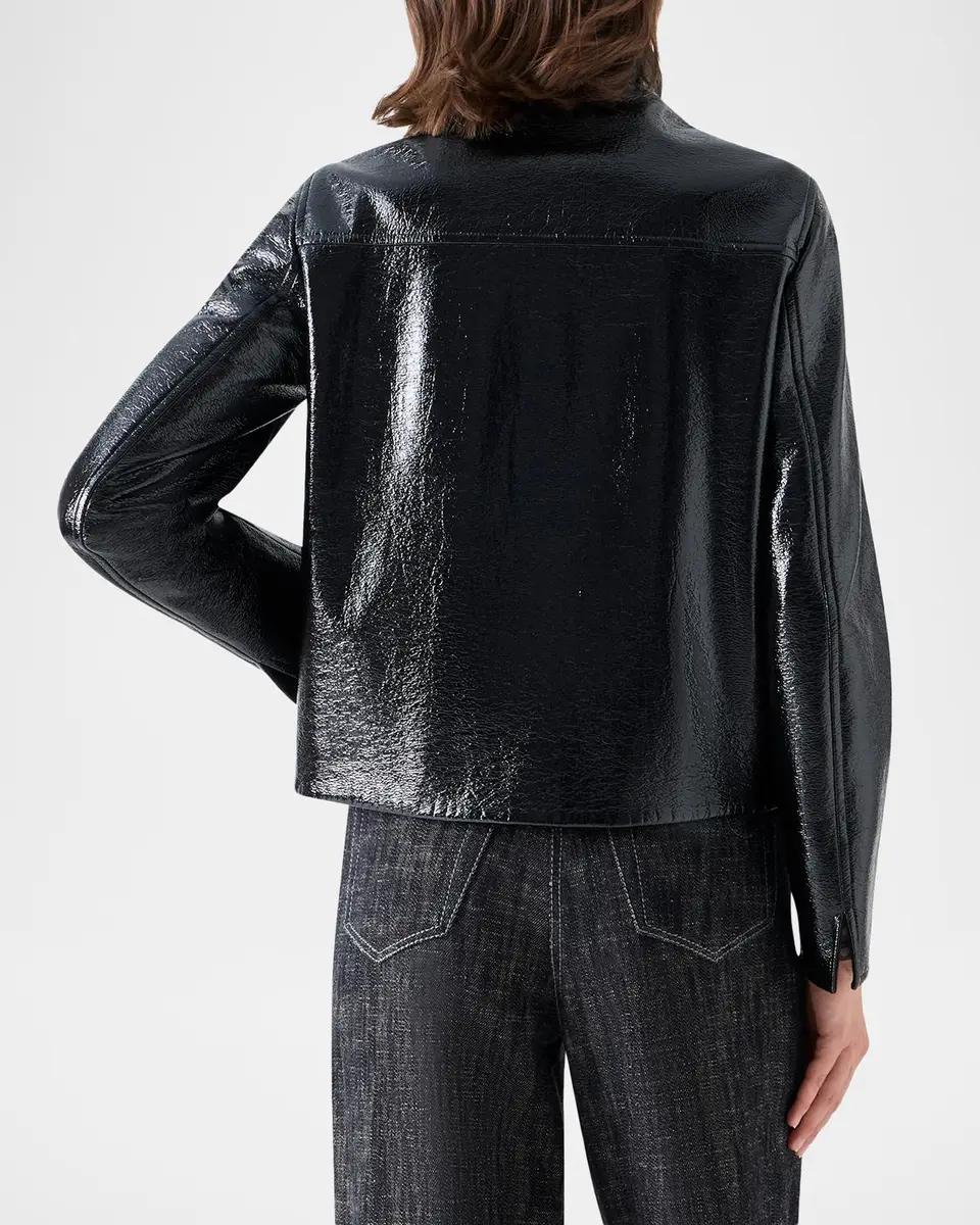 Akris punto Faux-Leather Lacquer Jacket | Thumbnail 3