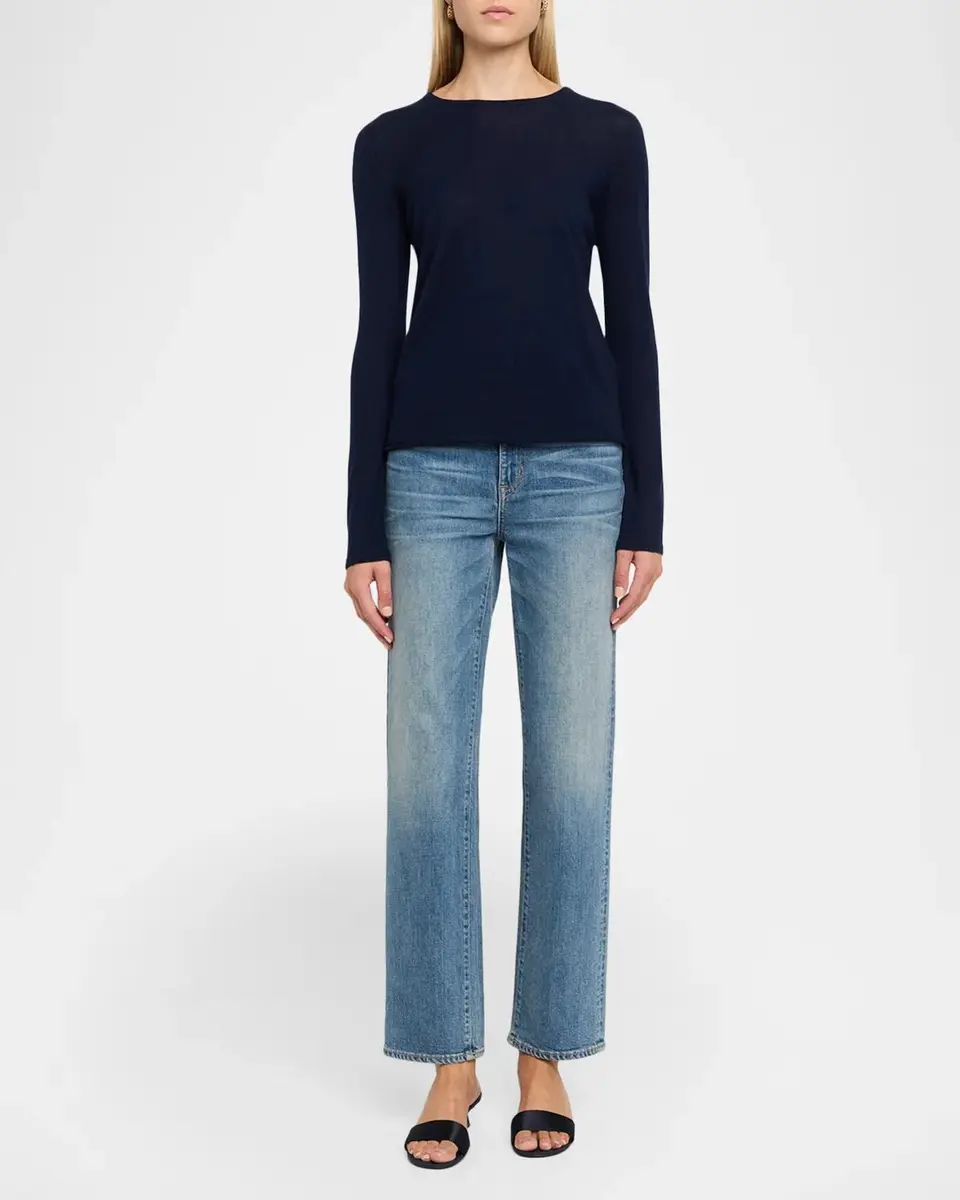 MAJESTIC FILATURES Machine Washable Cashmere Crewneck Pullover | Thumbnail 2 MAJESTIC FILATURES Machine Washable Cashmere Crewneck Pullover | Thumbnail 2