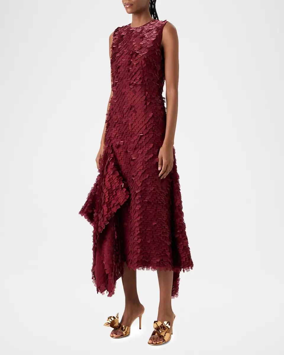 Akris Geometric Layered Midi Dress | Thumbnail 6 Akris Geometric Layered Midi Dress | Thumbnail 6