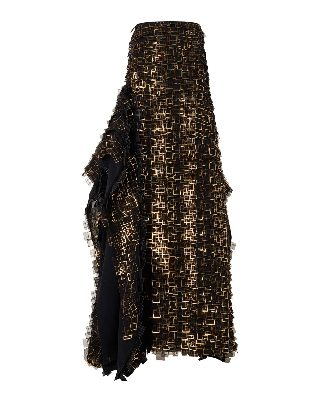Geometric Lattice Maxi Skirt Geometric Lattice Maxi Skirt