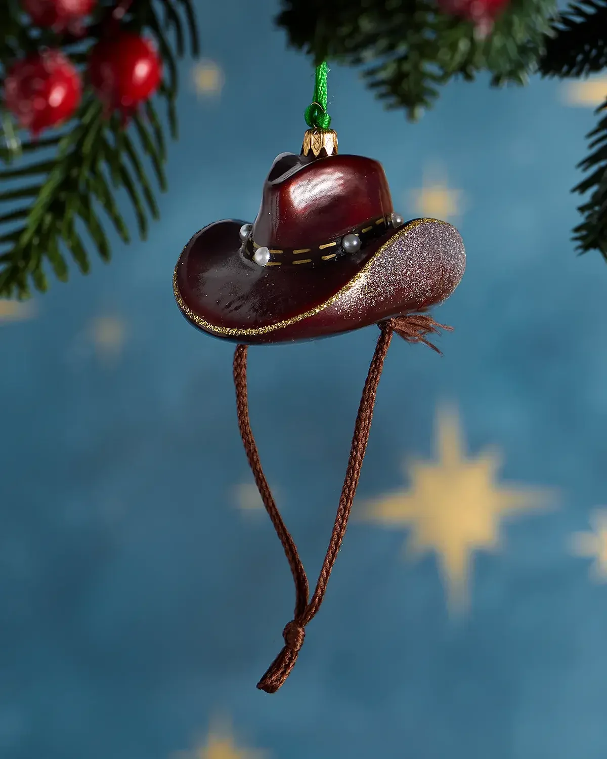 Exclusive Cowboy Hat Christmas Ornament
