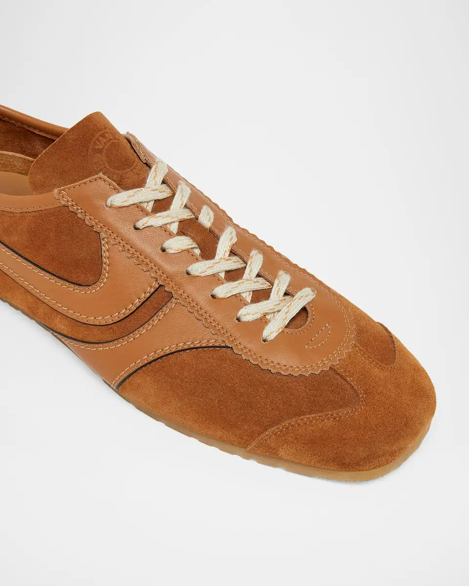Dries Van Noten Men's Mosaicon T-Toe Suede Low-Top Sneakers | Thumbnail 5 Dries Van Noten Men's Mosaicon T-Toe Suede Low-Top Sneakers | Thumbnail 5