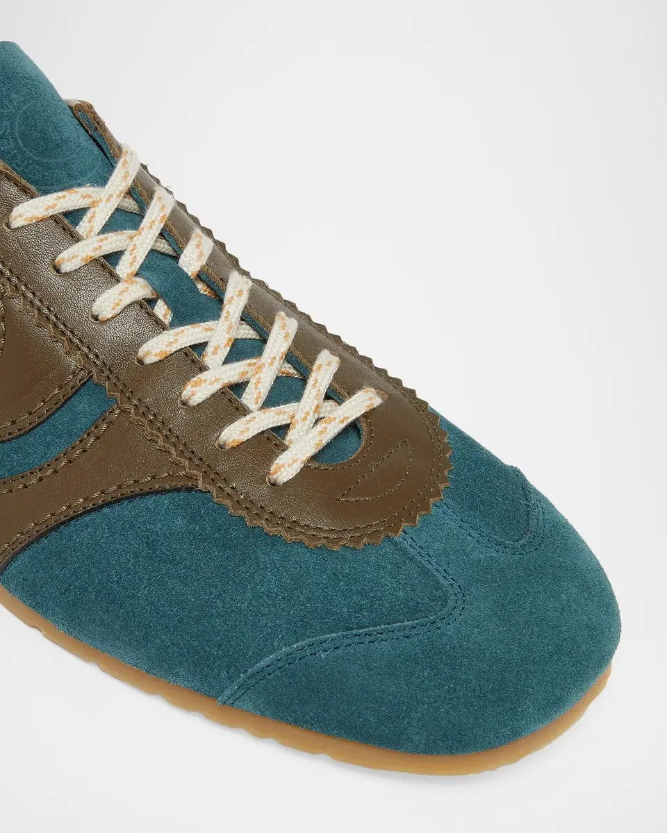 Dries Van Noten Men's Mosaicon T-Toe Suede Low-Top Sneakers | Thumbnail 5 Dries Van Noten Men's Mosaicon T-Toe Suede Low-Top Sneakers | Thumbnail 5
