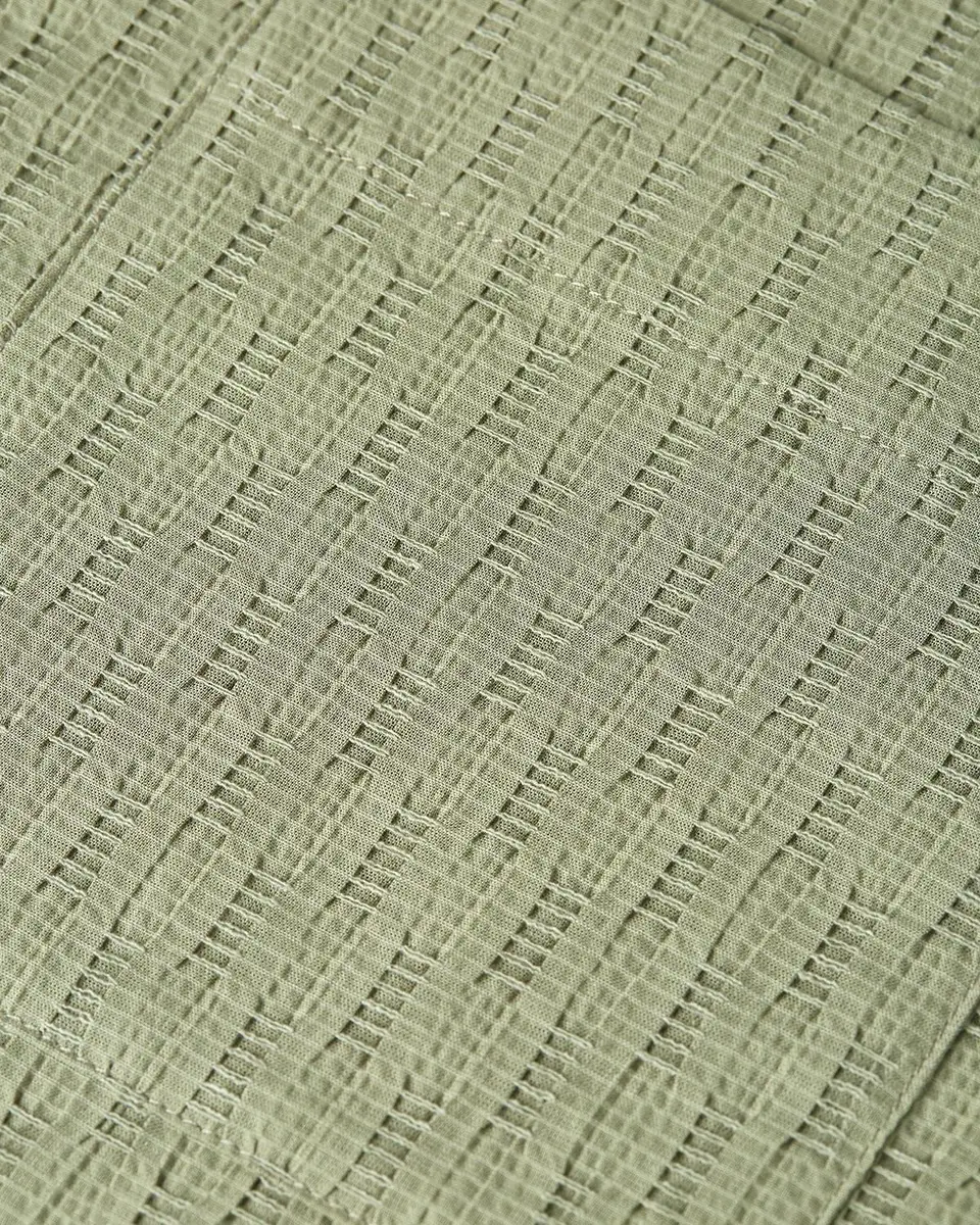 Scotch & Soda Men's Jacquard Seersucker Short-Sleeve Shirt | Thumbnail 6 Scotch & Soda Men's Jacquard Seersucker Short-Sleeve Shirt | Thumbnail 6