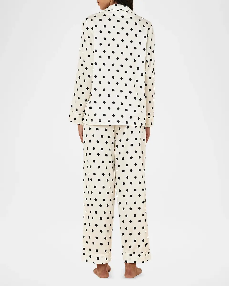 Papinelle Polka Dot Cotton Sateen Pajama Set | Thumbnail 3 Papinelle Polka Dot Cotton Sateen Pajama Set | Thumbnail 3