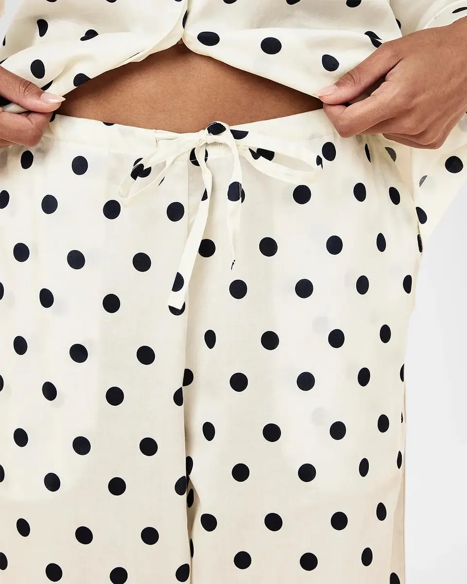 Papinelle Polka Dot Cotton Sateen Pajama Set | Thumbnail 8 Papinelle Polka Dot Cotton Sateen Pajama Set | Thumbnail 8