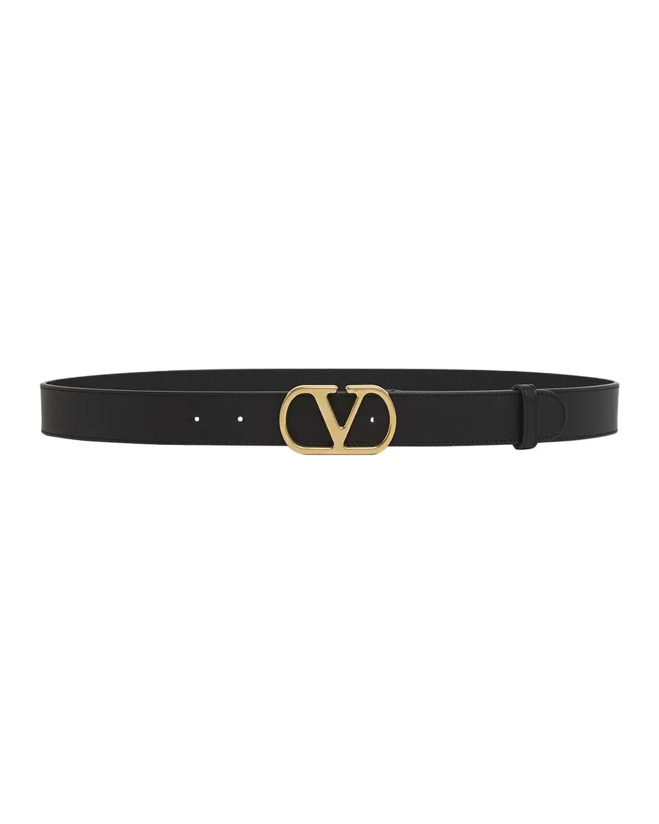 Valentino Garavani VLogo Signature Leather Belt 30MM | Thumbnail 3 Valentino Garavani VLogo Signature Leather Belt 30MM | Thumbnail 3