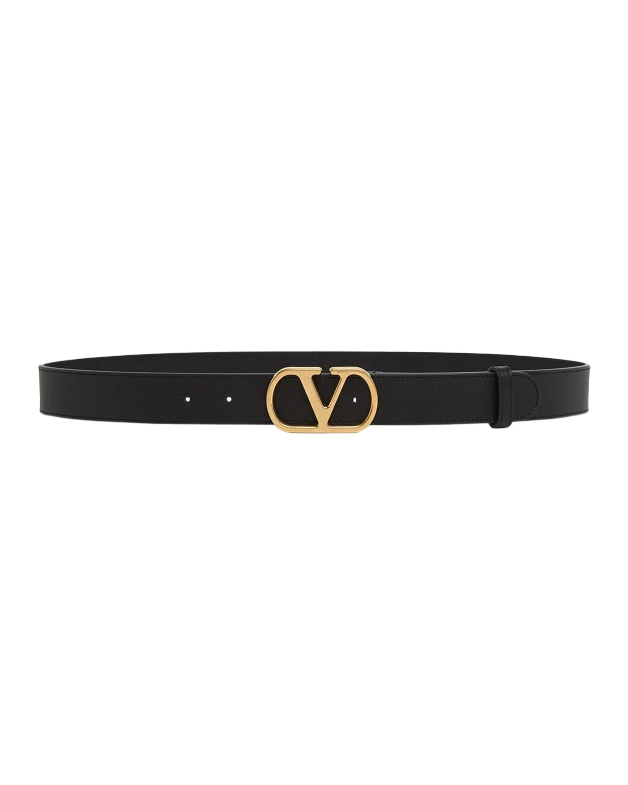 Valentino Garavani VLogo Signature Leather Belt 30MM