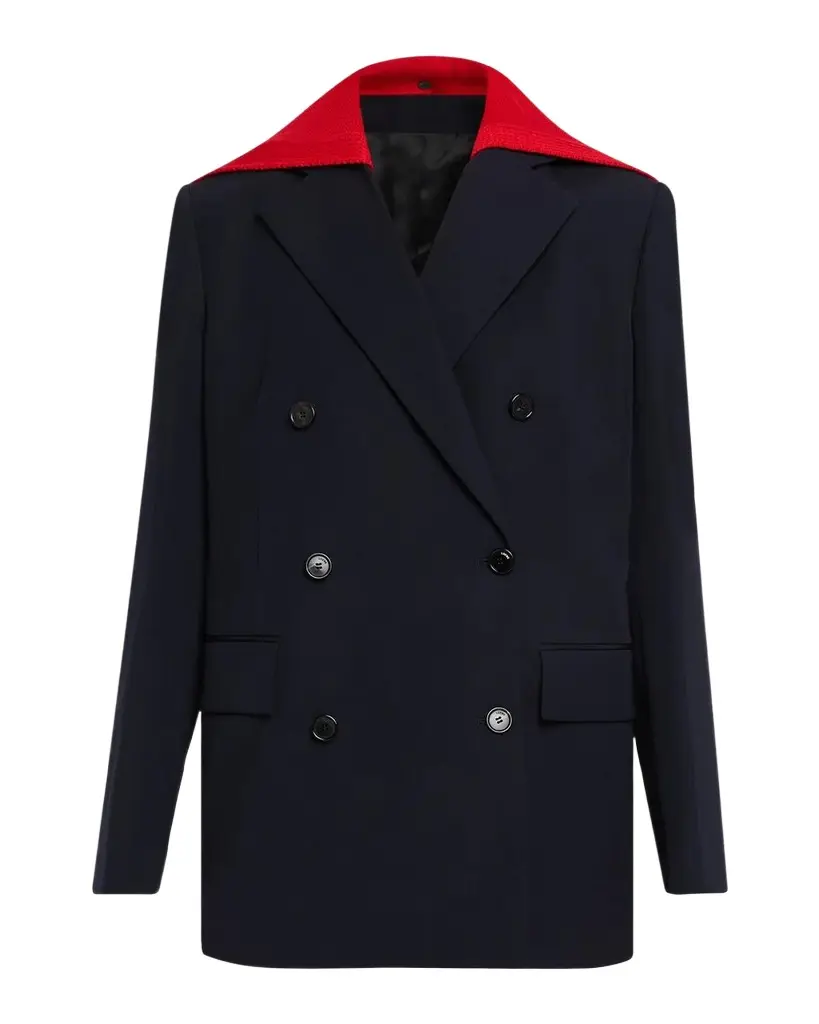 Loewe Detachable Sailor Panel Double-Breasted Jacket | Image 1 Loewe Detachable Sailor Panel Double-Breasted Jacket | Image 1