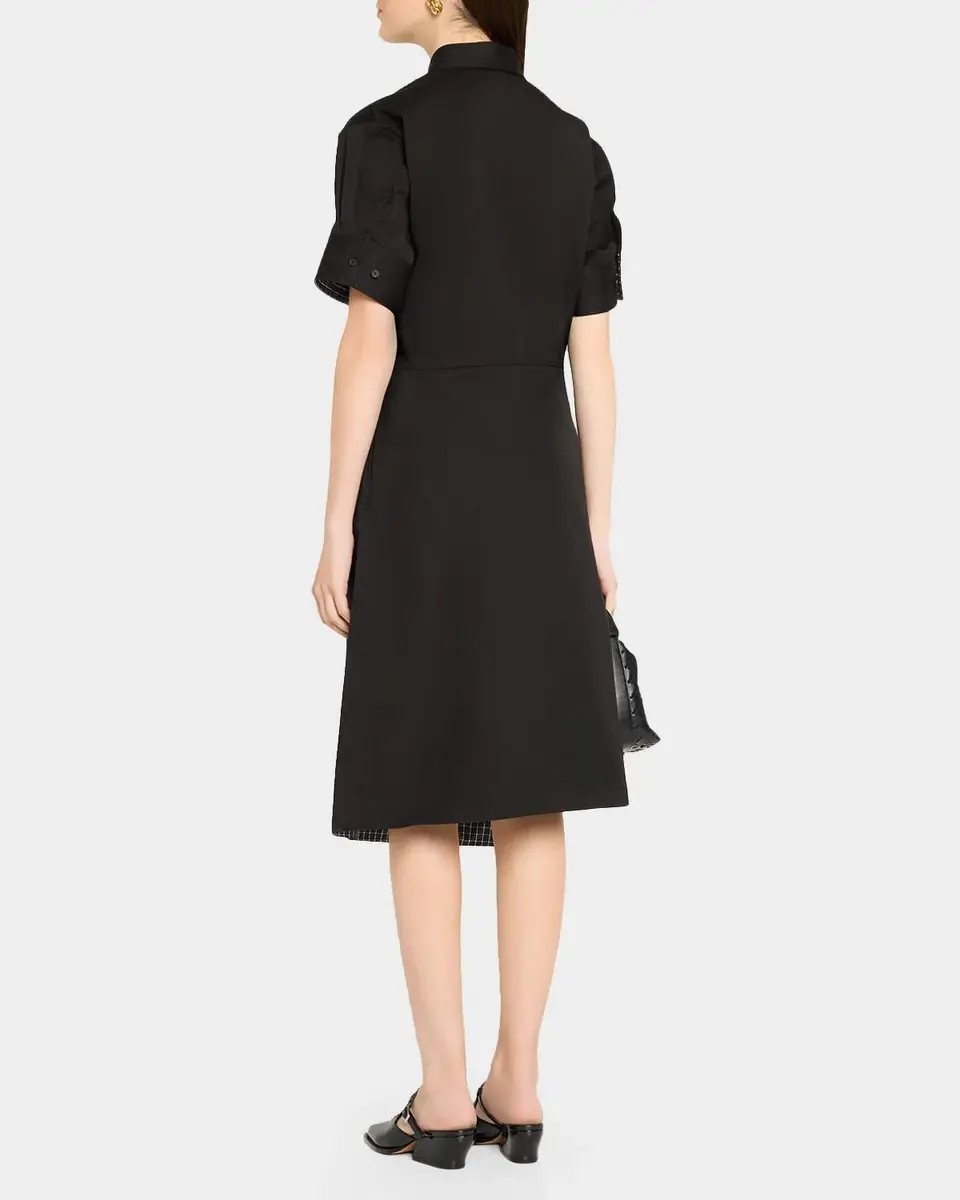 Loewe Wrapped Short-Sleeve Midi Shirtdress | Thumbnail 3