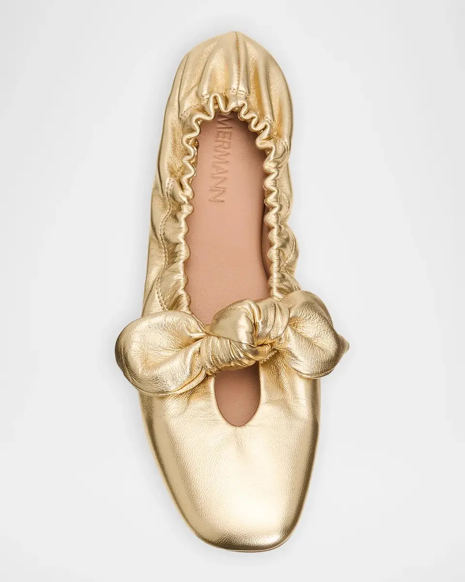 Zimmermann Carousel Leather Ballerina Flats | Thumbnail 3 Zimmermann Carousel Leather Ballerina Flats | Thumbnail 3