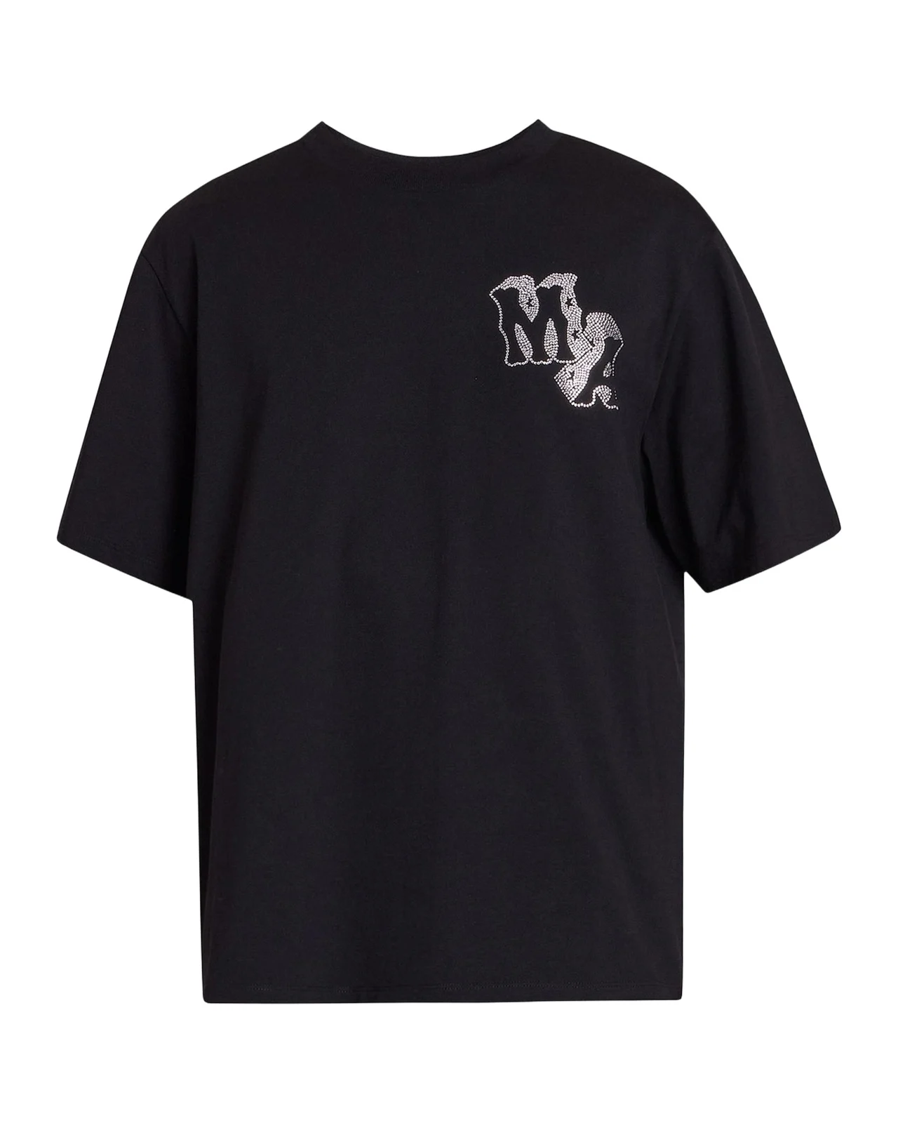 Men's Crystal-Embellished Logo Cotton T-Shirt