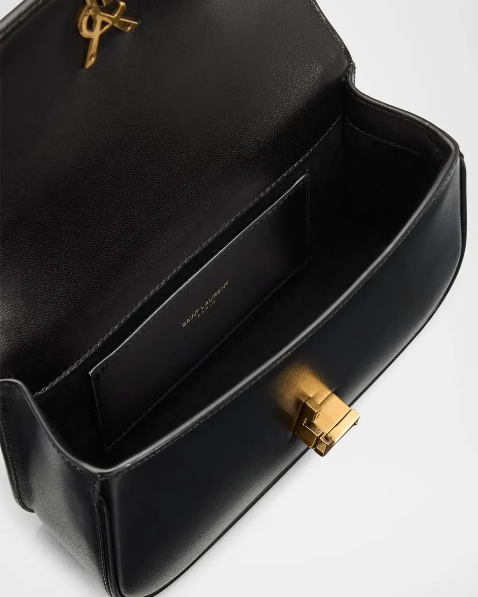 Saint Laurent Solferino Mini YSL Leather Top-Handle Bag | Thumbnail 4 Saint Laurent Solferino Mini YSL Leather Top-Handle Bag | Thumbnail 4