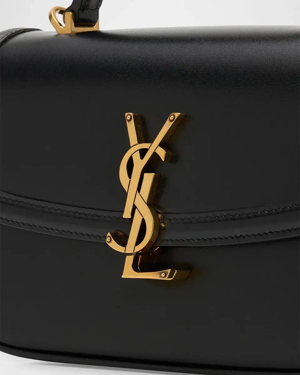 Saint Laurent Solferino Mini YSL Leather Top-Handle Bag | Thumbnail 6 Saint Laurent Solferino Mini YSL Leather Top-Handle Bag | Thumbnail 6