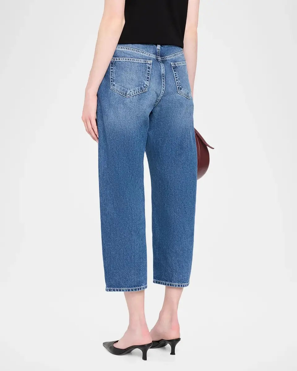 L'Agence Mallis Cropped Straight Jeans | Thumbnail 3 L'Agence Mallis Cropped Straight Jeans | Thumbnail 3