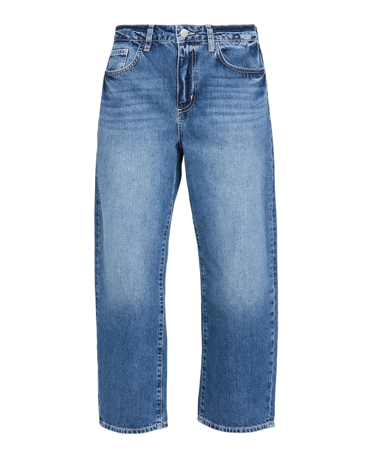 Mallis Cropped Straight Jeans