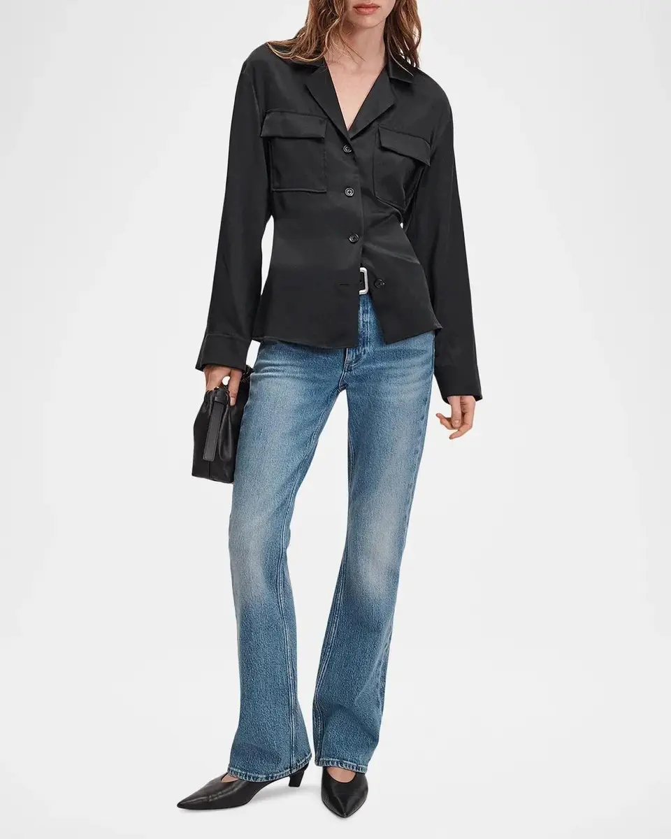 rag & bone Sonny Silk Blouse | Thumbnail 2